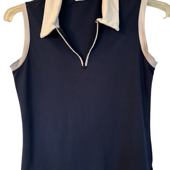 Pinspark Sleeveless Golf Polo Shirts - Picture 1 of 4
